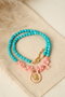 Heliophilia Silver Collar Multicolor con Cuerpo de Metal Lacado